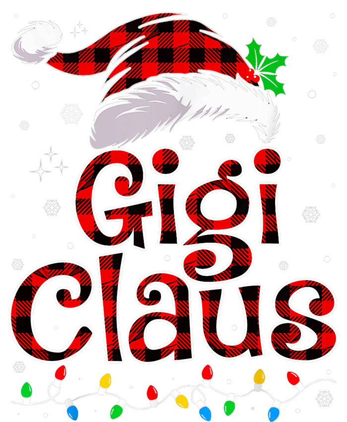 Gigi Claus Christmas Lights Pajama Family Matching T-Shirt