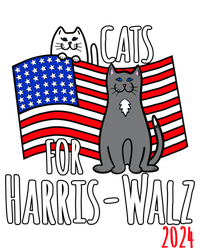 Cats For Harris Walz 2024 Cool Gift Tote Bag