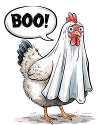 Funny Halloween Chicken Boo Spooky Chicken Halloween Costume T-Shirt