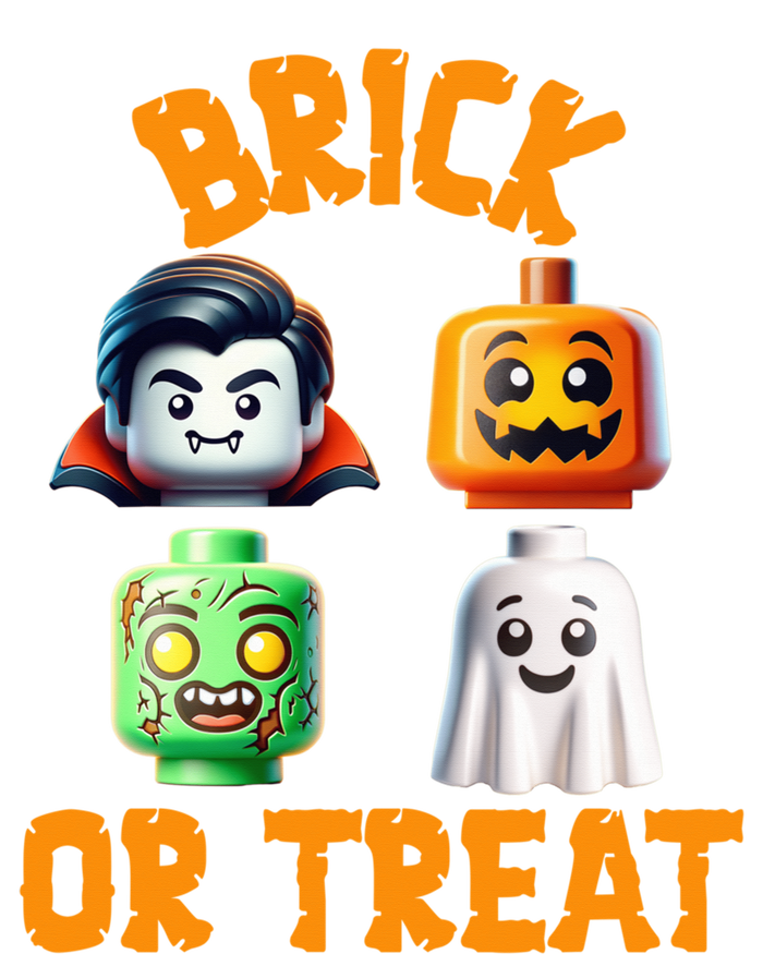 Building Bricks Halloween Costume Brick Or Treat Monsters T-Shirt