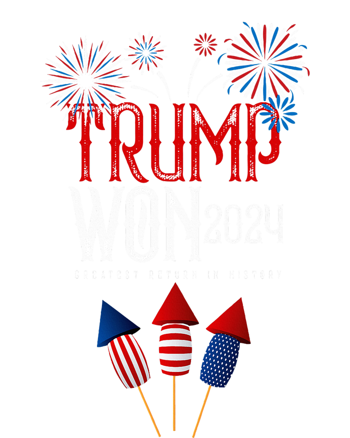 Donald Trump Won 2024 Election Inauguration T-Shirt