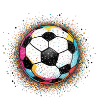 Colorful Soccer Ball Fan For Soccer Mom Cute Gift T-Shirt