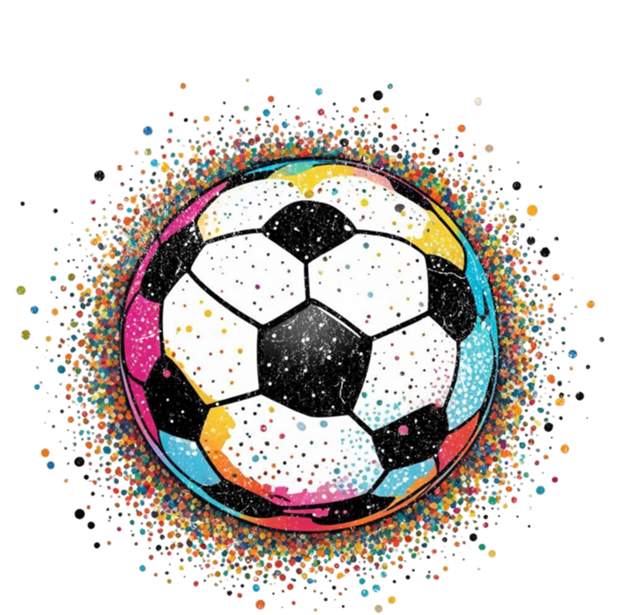 Colorful Soccer Ball Fan For Soccer Mom Cute Gift T-Shirt