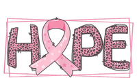 Breast Cancer Awareness Leopard Ribbon Bumper Sticker