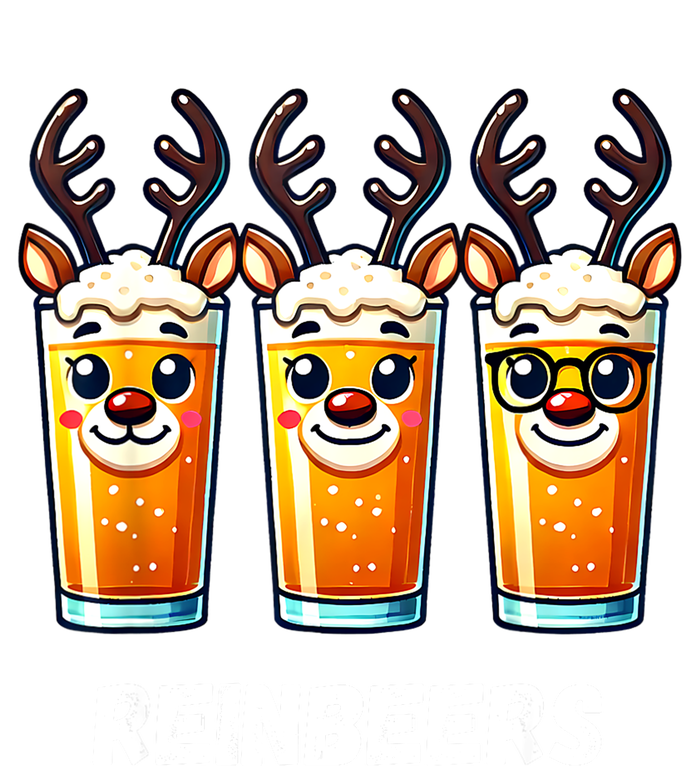 Reinbeers Xmas Funny Reindeer Beer Christmas Drinking Gift T-Shirt