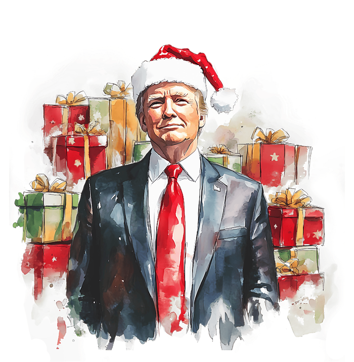 Donald Trump Christmas Trump With Santa Hat T-Shirt