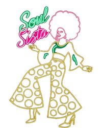 Soul Sista Afro 70s Soul Music Retro Disco Black Funk Lovers Tall T-Shirt