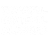 Christian Thanksgiving Gift S Thankful Grateful Blessed Gift Women's V-Neck T-Shirt