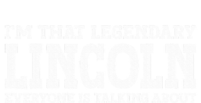 Lincoln Personal Name Funny Lincoln Performance Fleece Hoodie