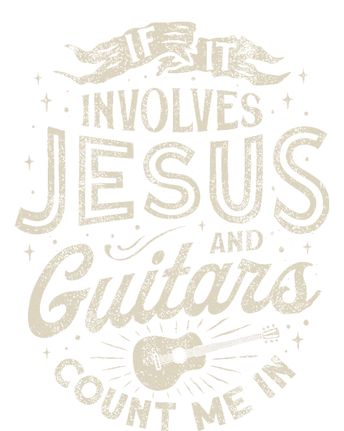 If It Involves Jesus And Guitars Guitarist Christian Music T-Shirt