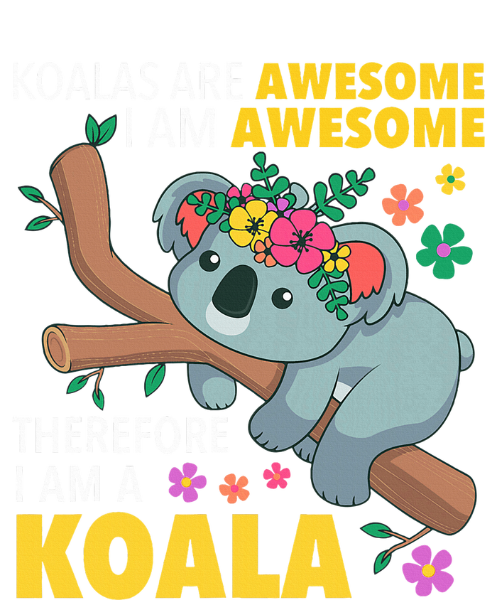 Koalas Are Awesome Funny Koala Bear Enthusiast Humor Outfit Snapback Five-Panel Rope Hat