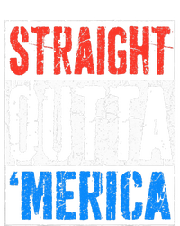 Straight Outta Merica 4th Of July Tie-Dye T-Shirt