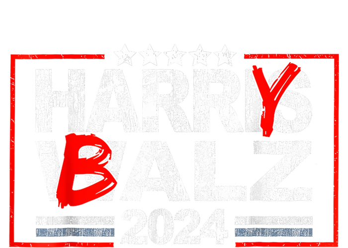 Funny Harris Walz 24 Harry Balz 2024 Meme Democratics Vote Knit Cap Winter Beanie