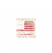 IM Basically A Truthful Person Us Flag Trump Vance 2024 T-Shirt