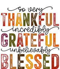 Thankful Grateful Blessed V-Neck T-Shirt