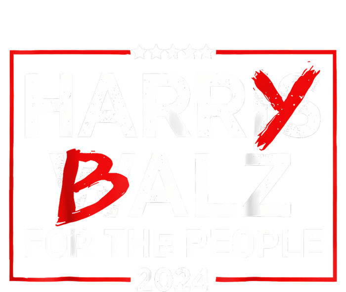 Harris Walz 24 Harry Balz For The People 2024 Democratics T-Shirt