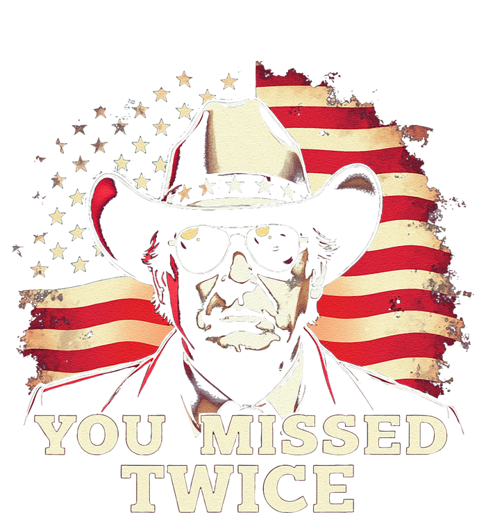 Trump Assassination Attempt Trump 2024 You Missed Twice T-Shirt