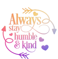 Always Be Humble And Kind Funny Women's V-Neck T-Shirt