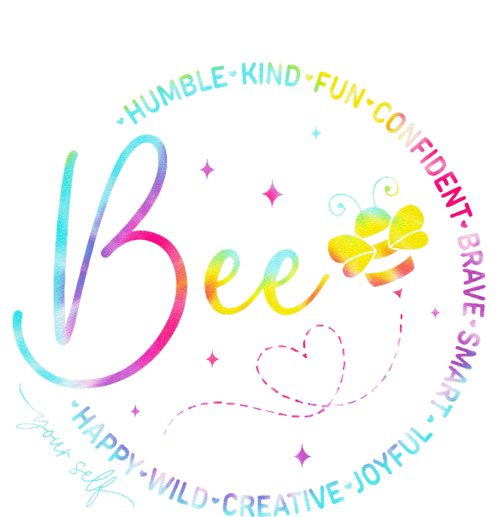 Bee Happy Kind Brave Humble Smart Positive Bumblebee T-Shirt