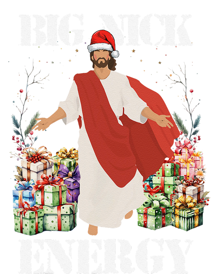 Big Nick Energy Jesus Funny Christmas For Matching Family Hooded Wearable Blanket