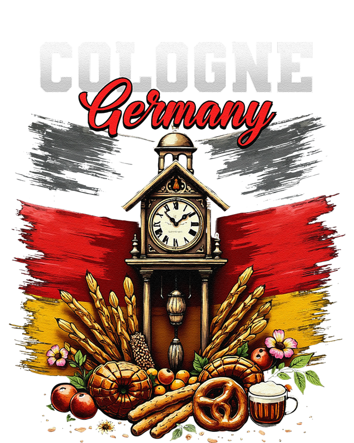 Cologne Germany Vacation Travel Souvenir German Flag Youth Performance Sprint T-Shirt