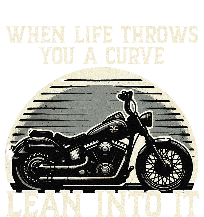 Cute When Life Throws You A Curve Lean Into It Gift T-Shirt