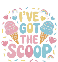 IVe Got The Scoop Ice Cream Pun For Ice Cream Lovers Women's Crop Top Tee