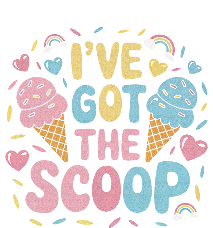 IVe Got The Scoop Ice Cream Pun For Ice Cream Lovers Women's Crop Top Tee