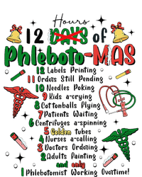 Lab Tech Phlebotomist Christmas Phlebotomy Tech Blood Tube T-Shirt