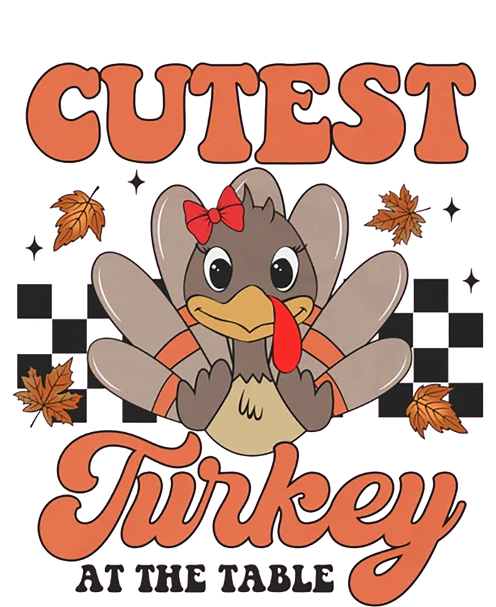 Girl Coolest Turkey Thanksgiving Flat Bill Trucker Hat