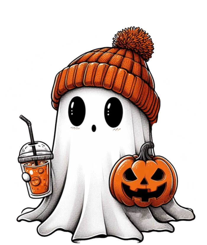 Cute Ghost Ing Coffee Halloween Ghost Ice Coffee Cute Gift Sweatshirt Cinch Pack Bag