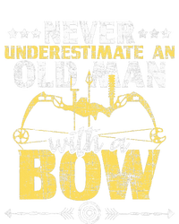 Never Underestimate An Old Man With A Bow Archery Archer T-Shirt