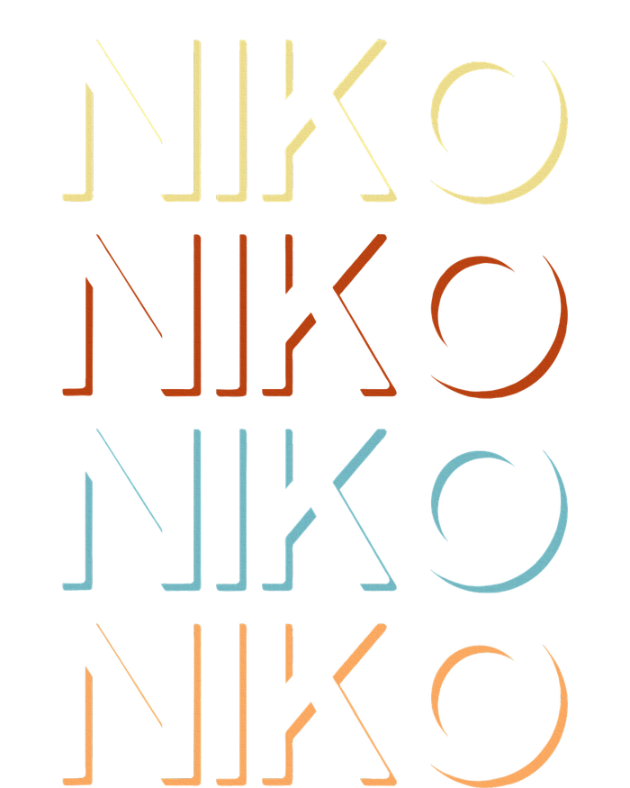 Niko First Name My Personalized Named Women's Pullover Hoodie