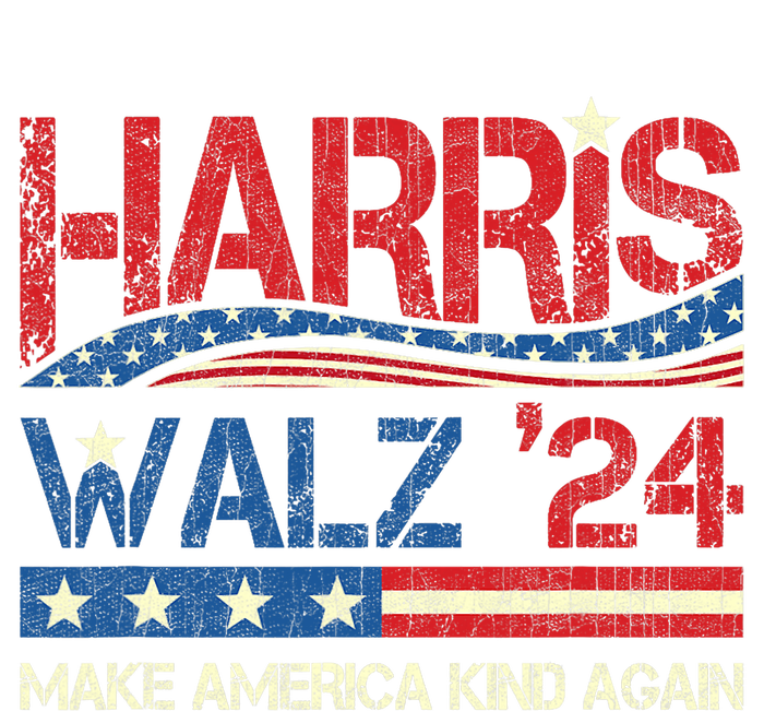 Harris Walz 2024 Make America Kind Again Harris Waltz Quote Tall Hoodie