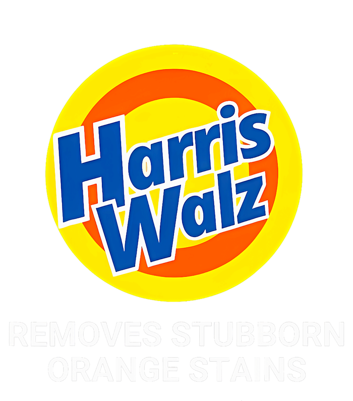 Harris Walz Remove Stubborn Orange Stains Election 2024 Drawstring Bag