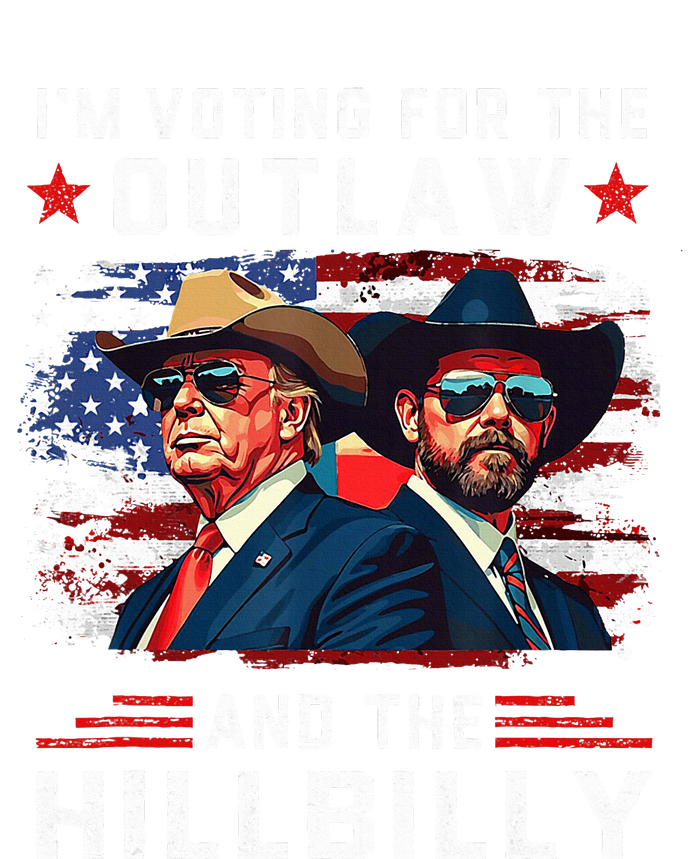 IM Voting For The Outlaw And The Hillbilly Trump Vance 2024 T-Shirt