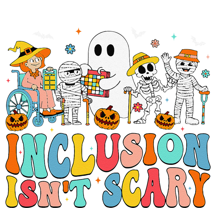 Inclusion IsnT Scary Slp Halloween Sped Teacher Ghost Mummy Gift Womens California Wash Sweatshirt