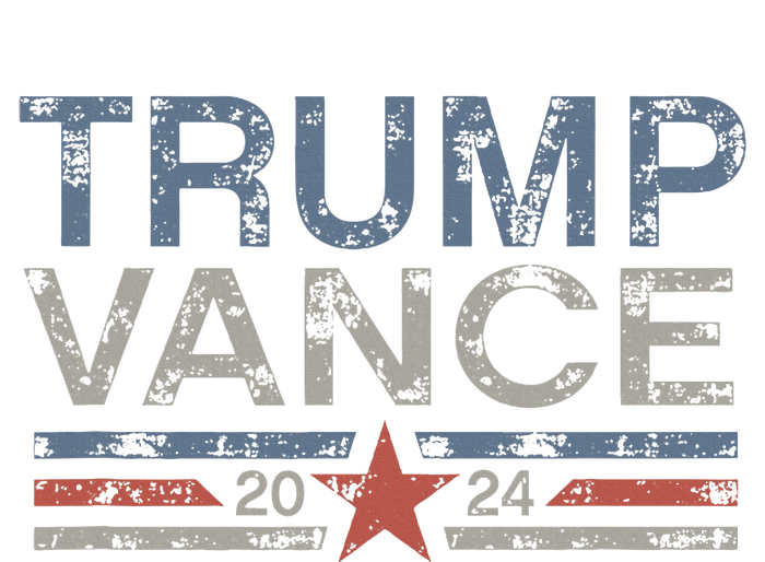 Trump Jd Vance 2024 Retro Stripe And Star Trump Vance 2024 T-Shirt