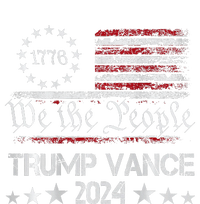 Trump Vance 2024 Retro Stripe Trump Jd Vance Grommeted Golf Towel