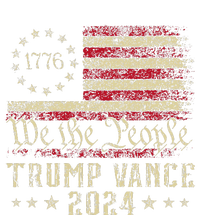 Trump Jd Vance 1776 Retro Us American Flag Trump Vance 2024 T-Shirt