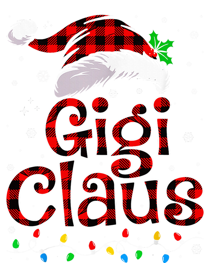 Gigi Claus Christmas Lights Pajama Family Matching T-Shirt