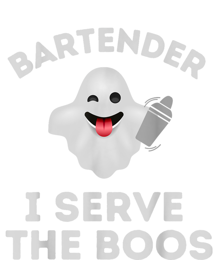 Bartender Halloween Bartender Ghost I Serve The Boos T-Shirt