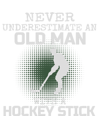 Never Underestimate An Old Man With A Hockey Stick Dad T-Shirt