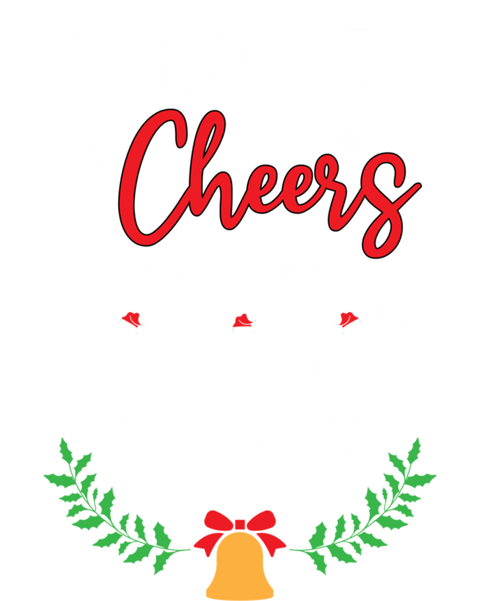 Merry Christmas Cheerleading Cheerleader Cheer Dance Holiday T-Shirt