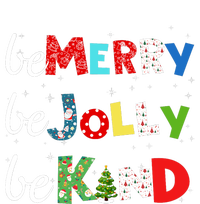 Be Merry Be Jolly Be Kind Christmas Tree Family Christmas Mesh Reversible Basketball Jersey Tank