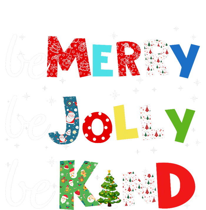 Be Merry Be Jolly Be Kind Christmas Tree Family Christmas Mesh Reversible Basketball Jersey Tank