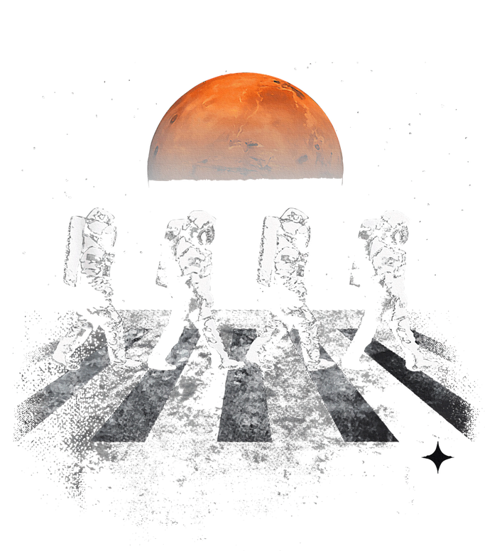 Astronauts Journey To Mars Astronauts In Walking In Space T-Shirt