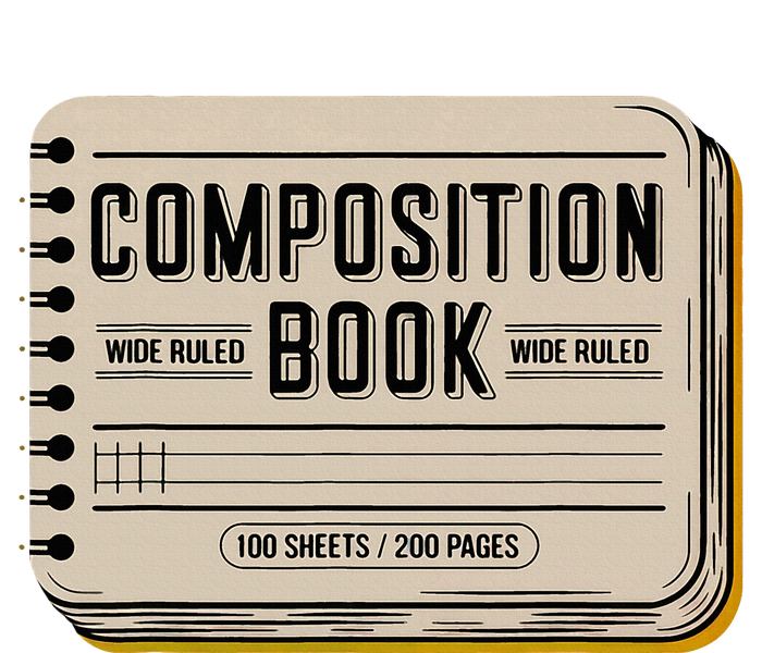 Composition Notebook Costume T-Shirt