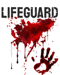 Bloody Lifeguard Blood Splatter Blood Stained Fun T-Shirt