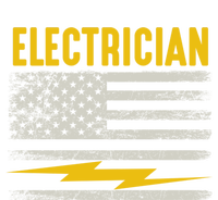 Funny Electrician Gift For Electricians American Flag Gift Sustainable Beanie